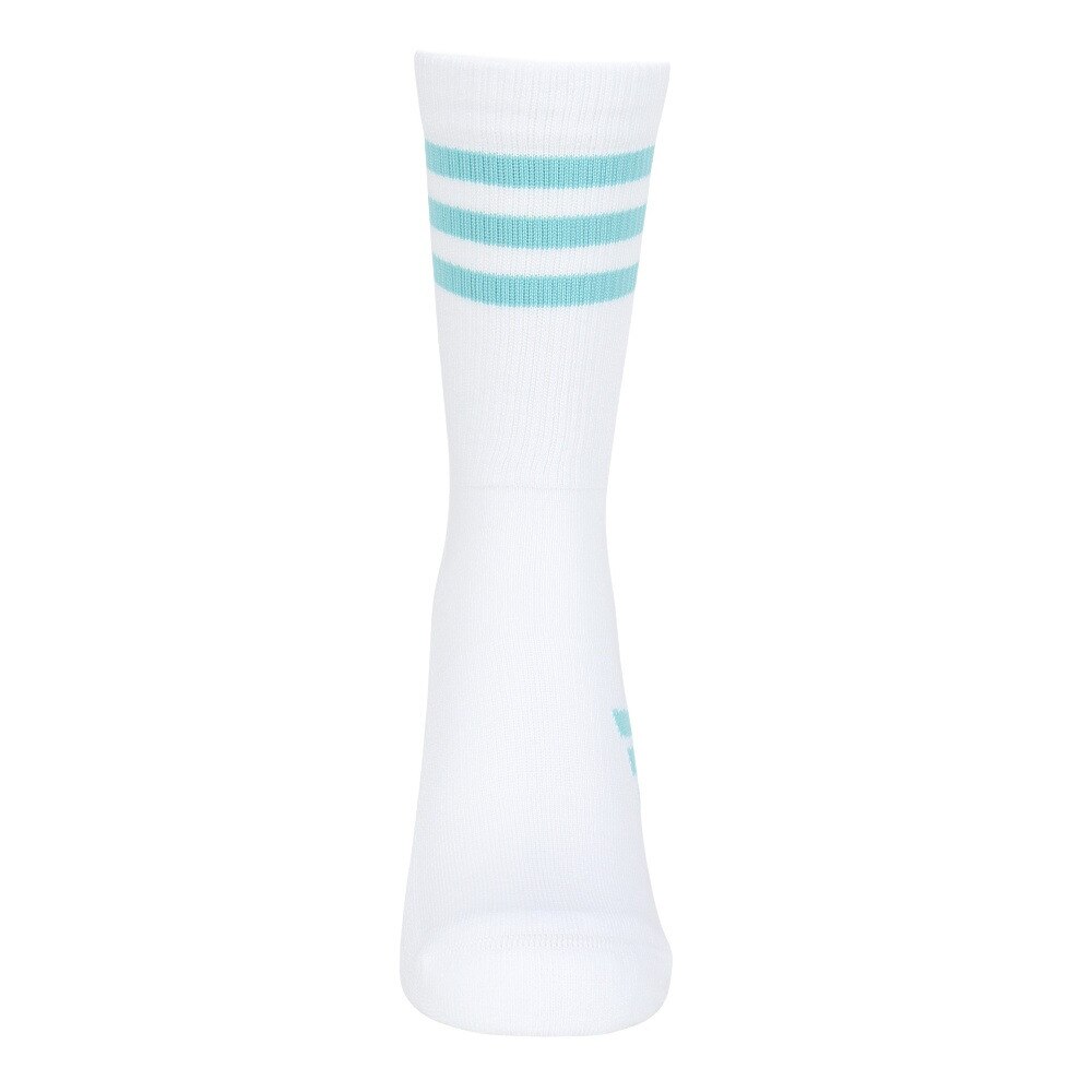 アディダス（adidas）（レディース）クルー丈 スリーストライプ クッションソックス MGR52-JM0222