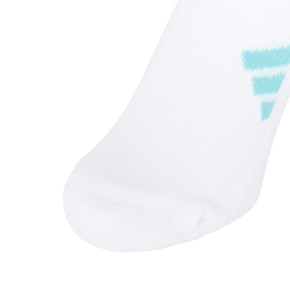 アディダス（adidas）（レディース）クルー丈 スリーストライプ クッションソックス MGR52-JM0222