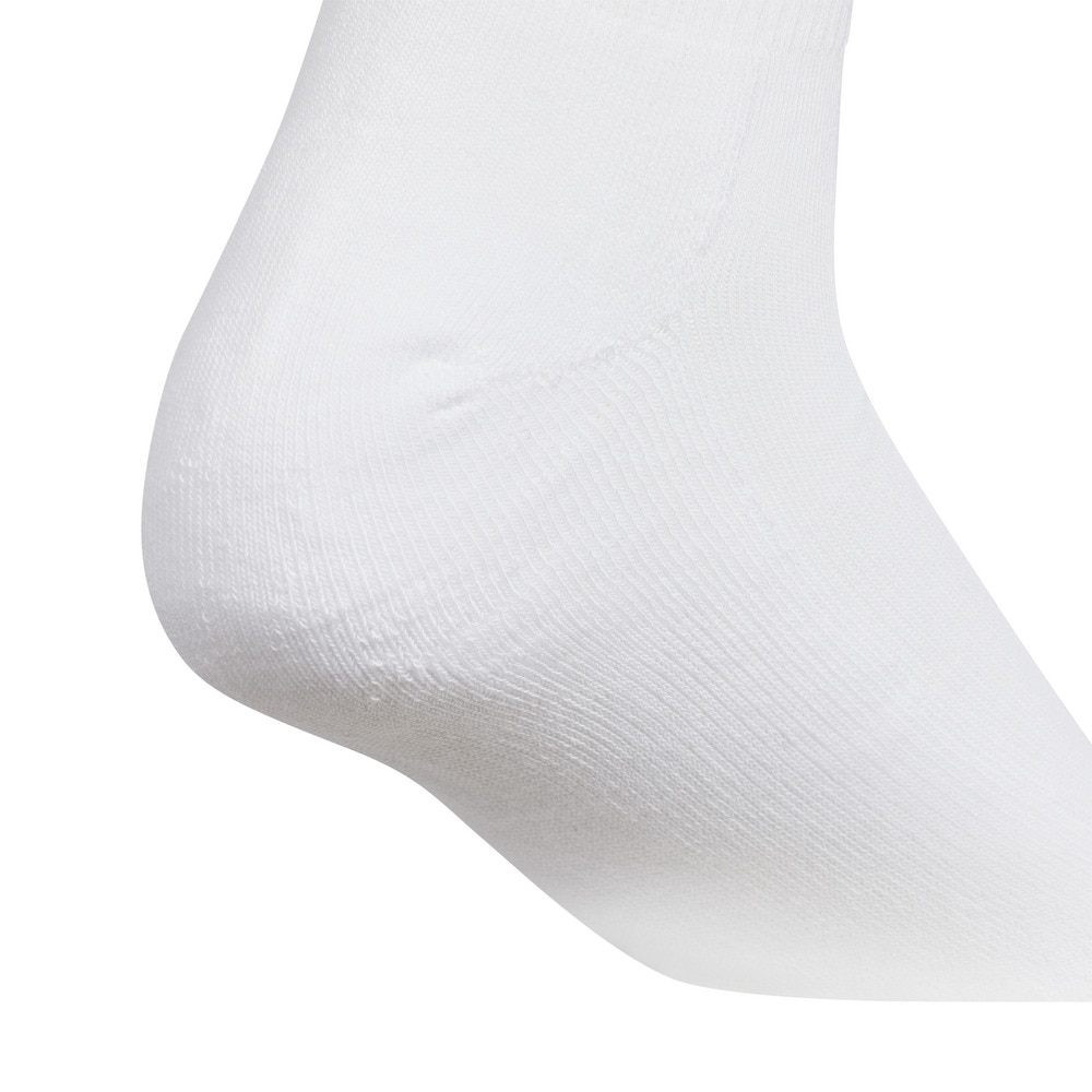 アディダス（adidas）（レディース）クルー丈 スリーストライプ クッションソックス MGR52-JM0223