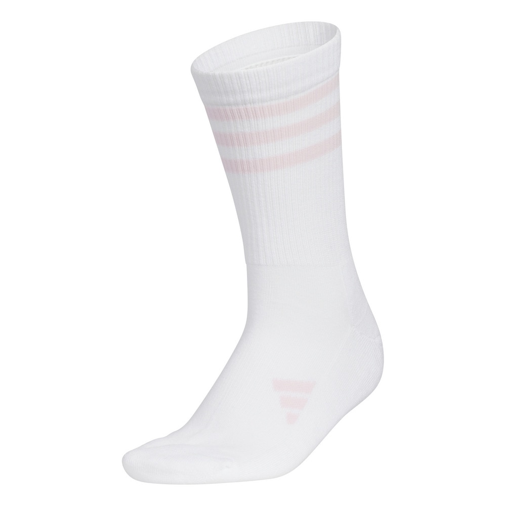 アディダス（adidas）（レディース）クルー丈 スリーストライプ クッションソックス MGR52-JM0223