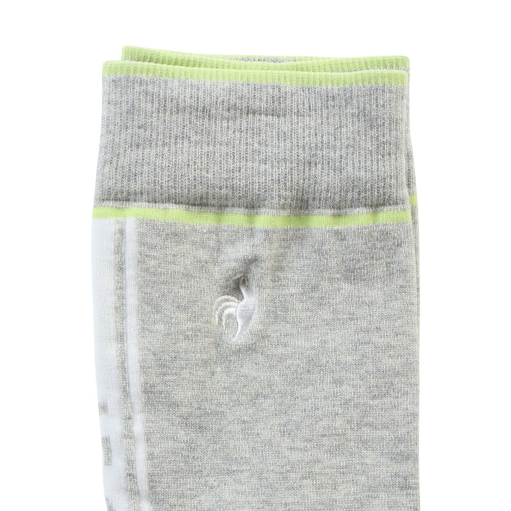 ルコックスポルティフ（lecoqsportif）（レディース）ゴルフ 耐久消臭 足底パイル ヒールラインハイソックス LG5FSO04L GY00