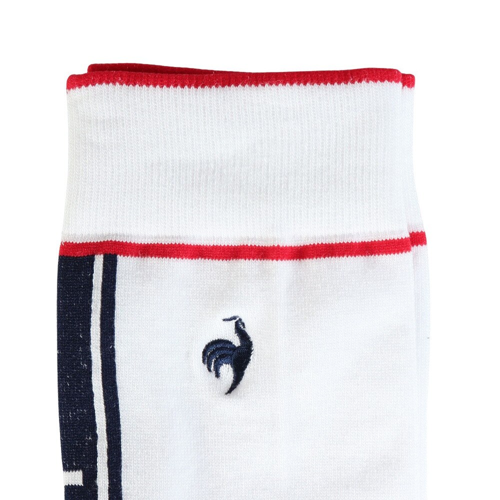 ルコックスポルティフ（lecoqsportif）（レディース）ゴルフ 耐久消臭 足底パイル ヒールラインハイソックス LG5FSO04L WH00