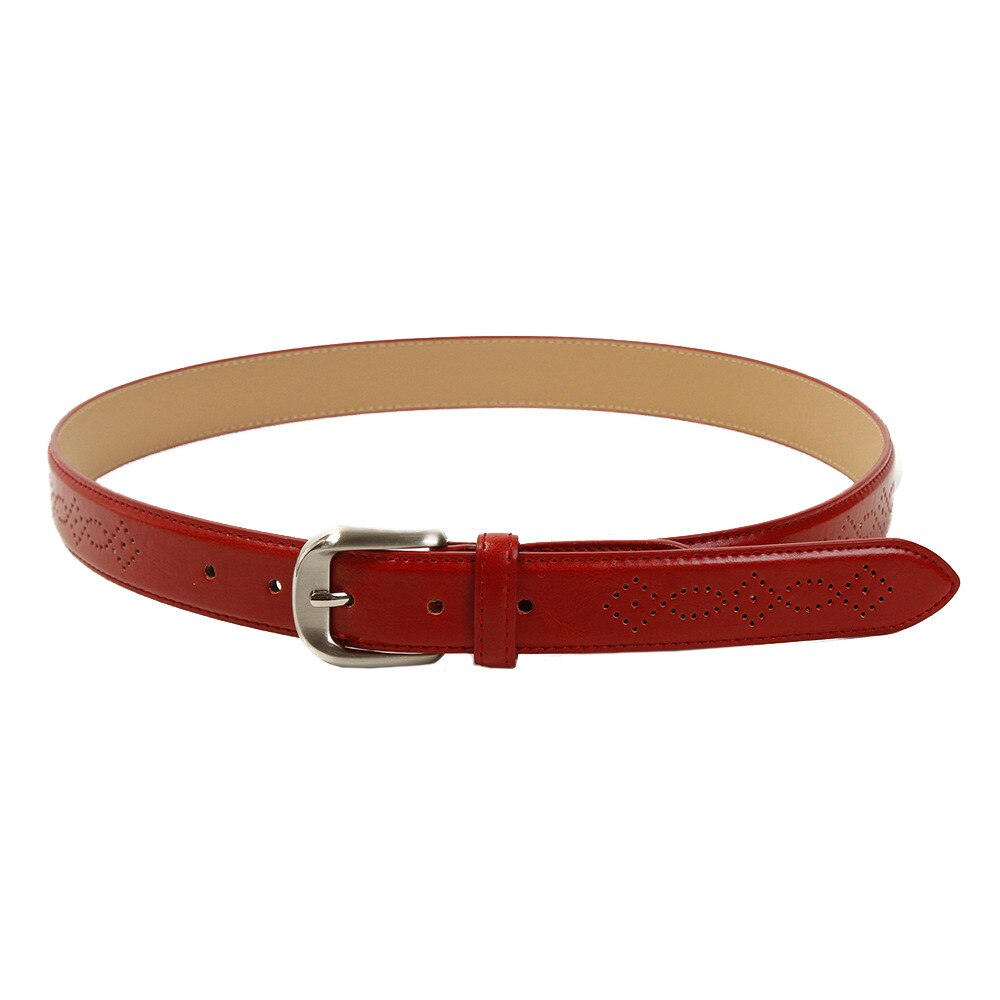  ベルト 29mm パンチング PGTD8T1812-RED レディース