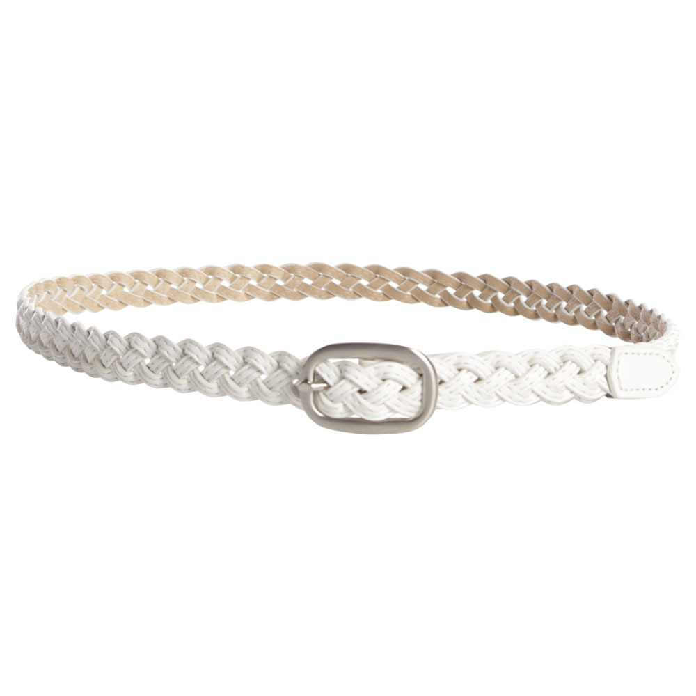  19mm メッシュシルバーバックル ベルト PGTD8T1813S-WHT レディース