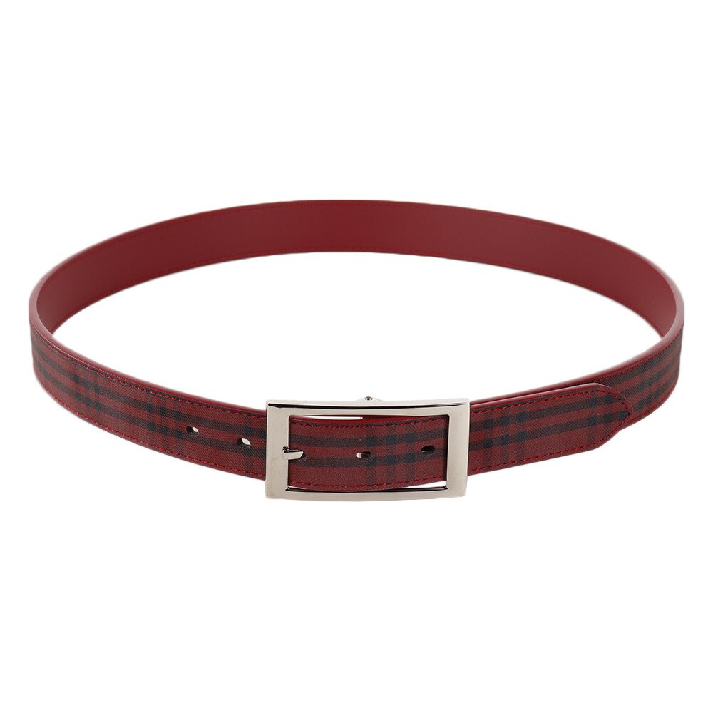  29mmチェックリバーシブル ベルト PGTD9T1910-RED