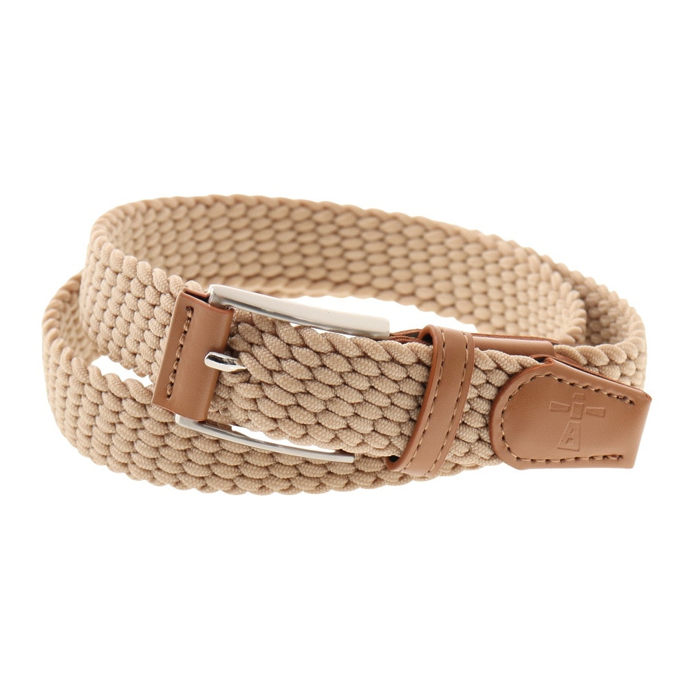 トミーアーマー（Tommy Armour）（レディース）ゴルフ 革巻きゴムメッシュベルト 30mm TATD22S082196 BEG