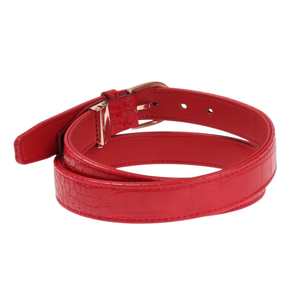 パフォーマンスギア（PG）（レディース）ゴルフ 30mm クロコストレッチ ベルト 408PG2TD2191 RED
