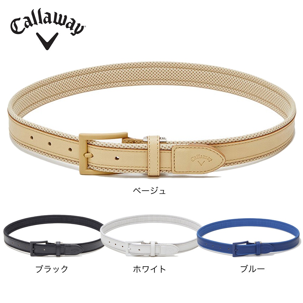 キャロウェイ（CALLAWAY）（レディース）ゴルフ ロゴエンボスベルト C23192205-1010
