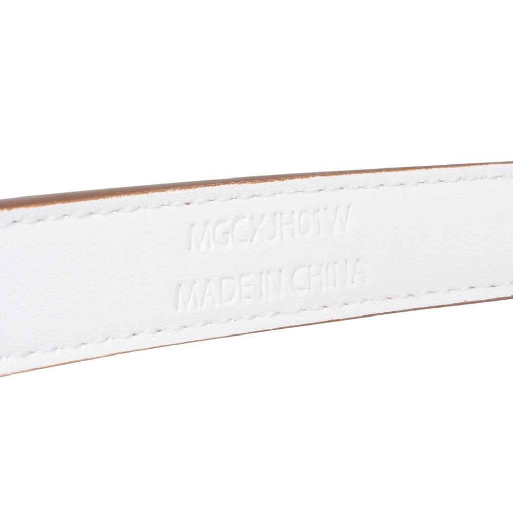 マンシングウエア（MUNSING WEAR）（レディース）ゴルフ Mバックル スキニーベルト MGCXJH01W BG00