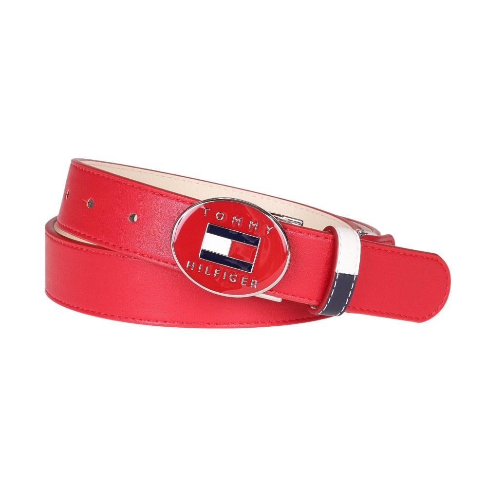 トミーヒルフィガー（TOMMY HILFIGER）（レディース）ゴルフ ベルト THMB1SV1-RED
