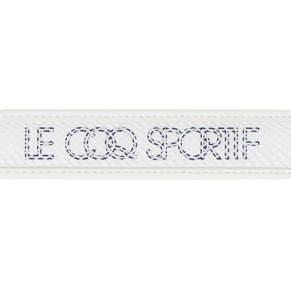 ルコックスポルティフ（lecoqsportif）（レディース）ゴルフ ロゴメッシュベルト LG5SBL00L WH00