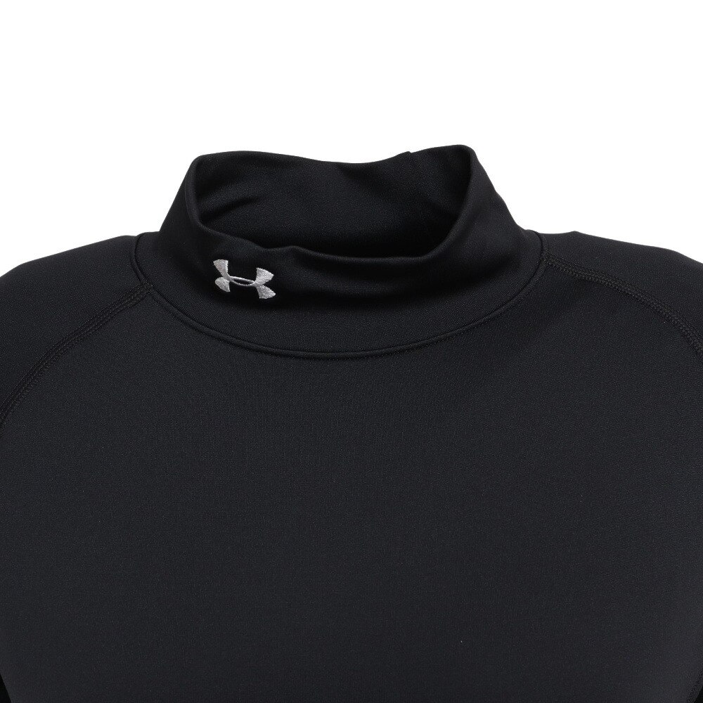 アンダーアーマー（UNDER ARMOUR）（レディース）ゴルフウェア 抗菌防臭 コールドギア コンプレッション ロングスリーブ モックシャツ 1375554 001