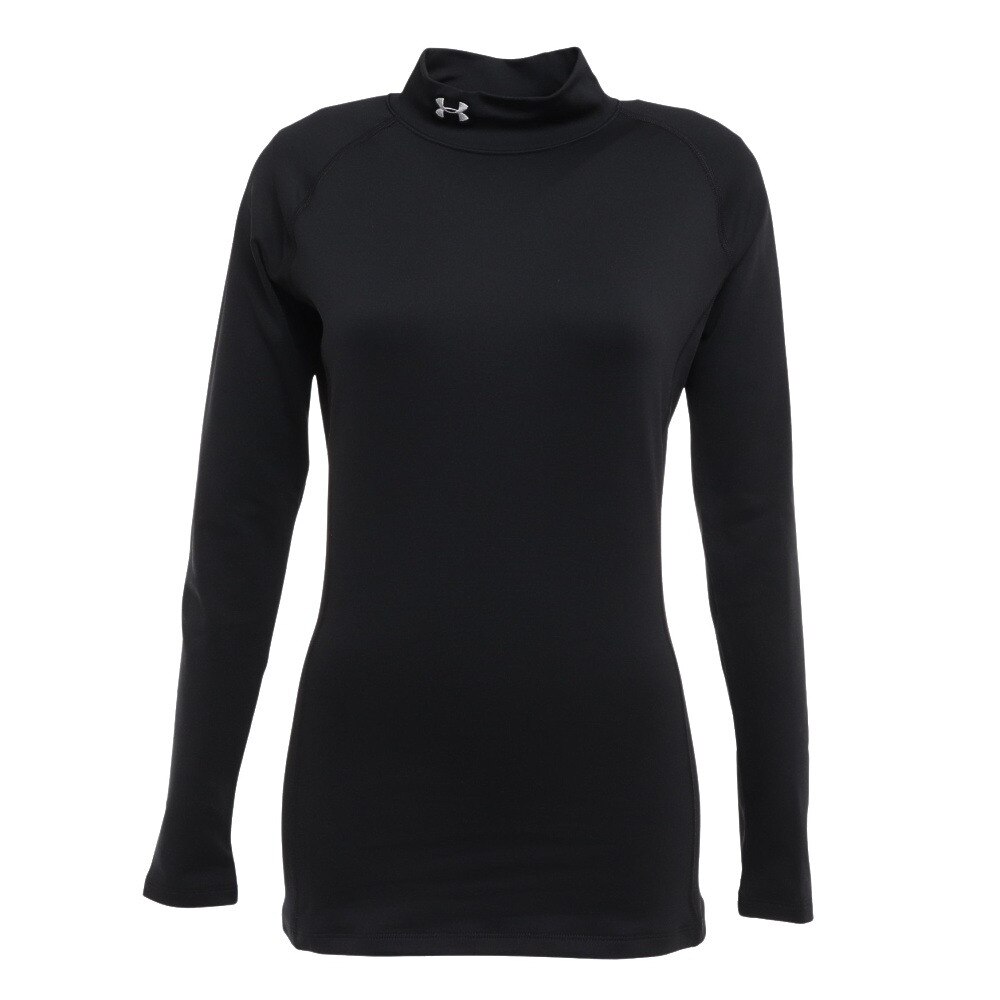 アンダーアーマー（UNDER ARMOUR）（レディース）ゴルフウェア 抗菌防臭 コールドギア コンプレッション ロングスリーブ モックシャツ 1375554 001
