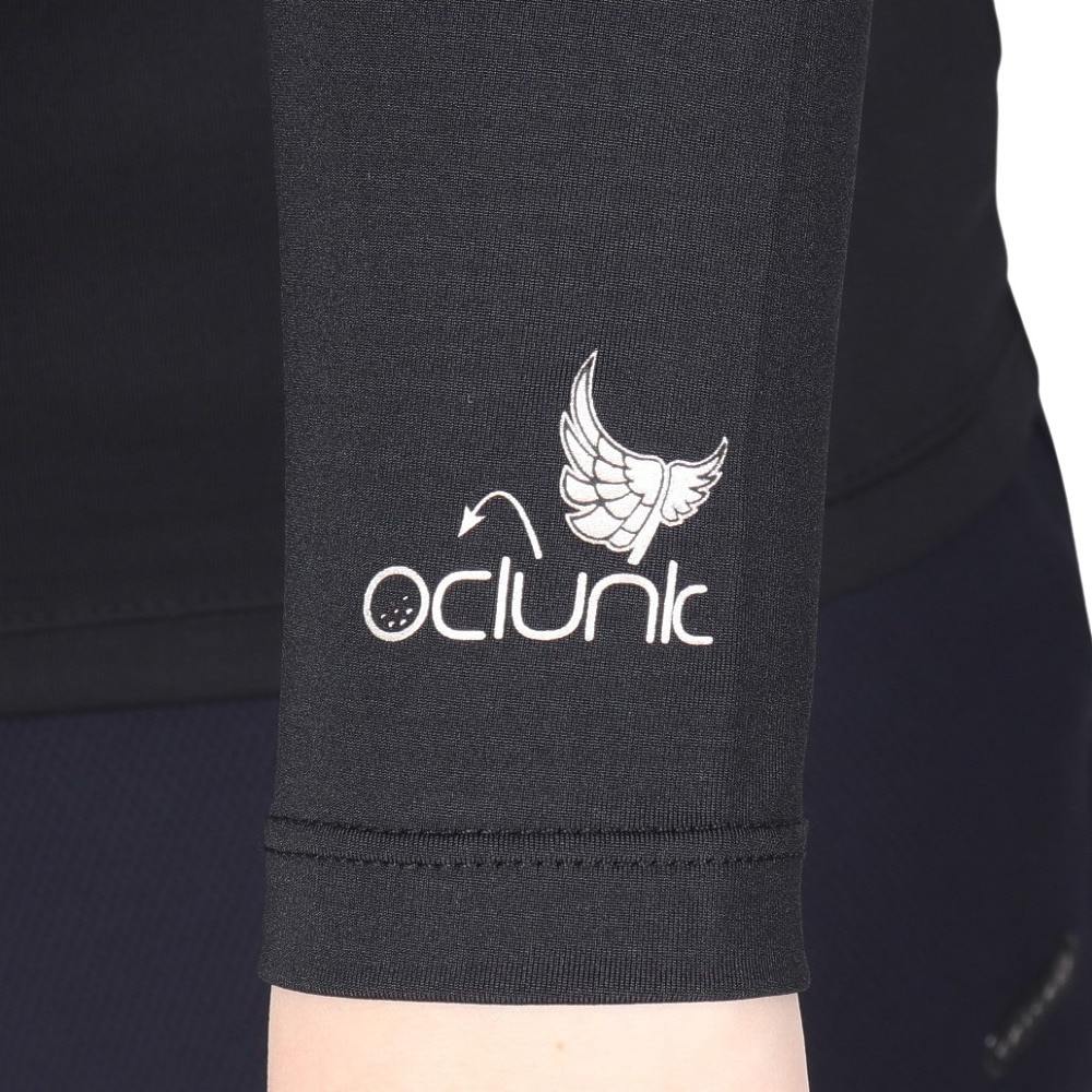 クランク（CLUNK）（レディース）ゴルフウェア 吸水速乾 ストレッチ 抗菌消臭 ハイネック長袖アンダーシャツ CL5MUU03 BLK