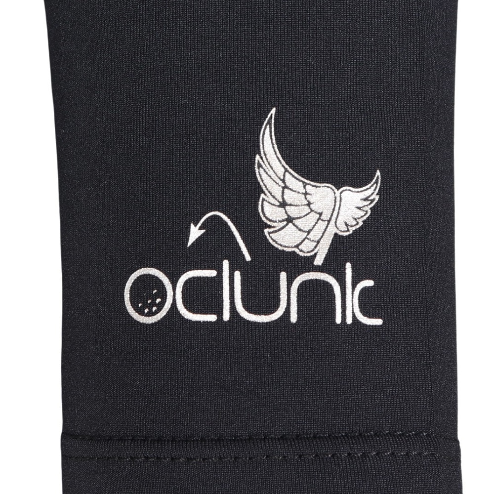 クランク（CLUNK）（レディース）ゴルフウェア インナー 吸水 速乾 Uネック長袖アンダーシャツ CL5MUU04 BLK