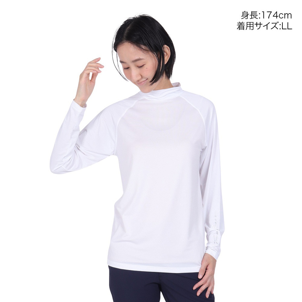 トミーアーマー（Tommy Armour）（レディース）ゴルフウェア 冷感インナーハイネック TAGC22S082595 WHT