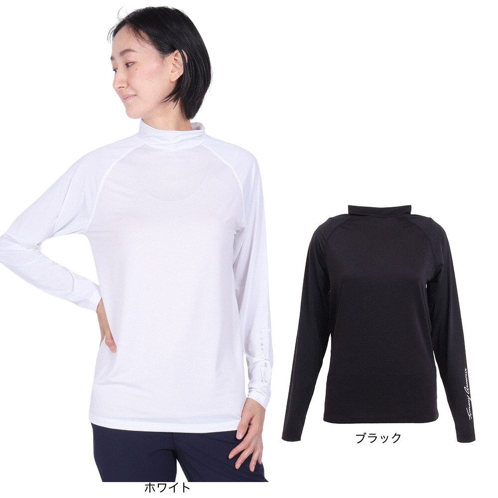 トミーアーマー（Tommy Armour）（レディース）ゴルフウェア インナー 吸汗 速乾 冷感インナーハイネックシャツ TAGC22S082595 BLK