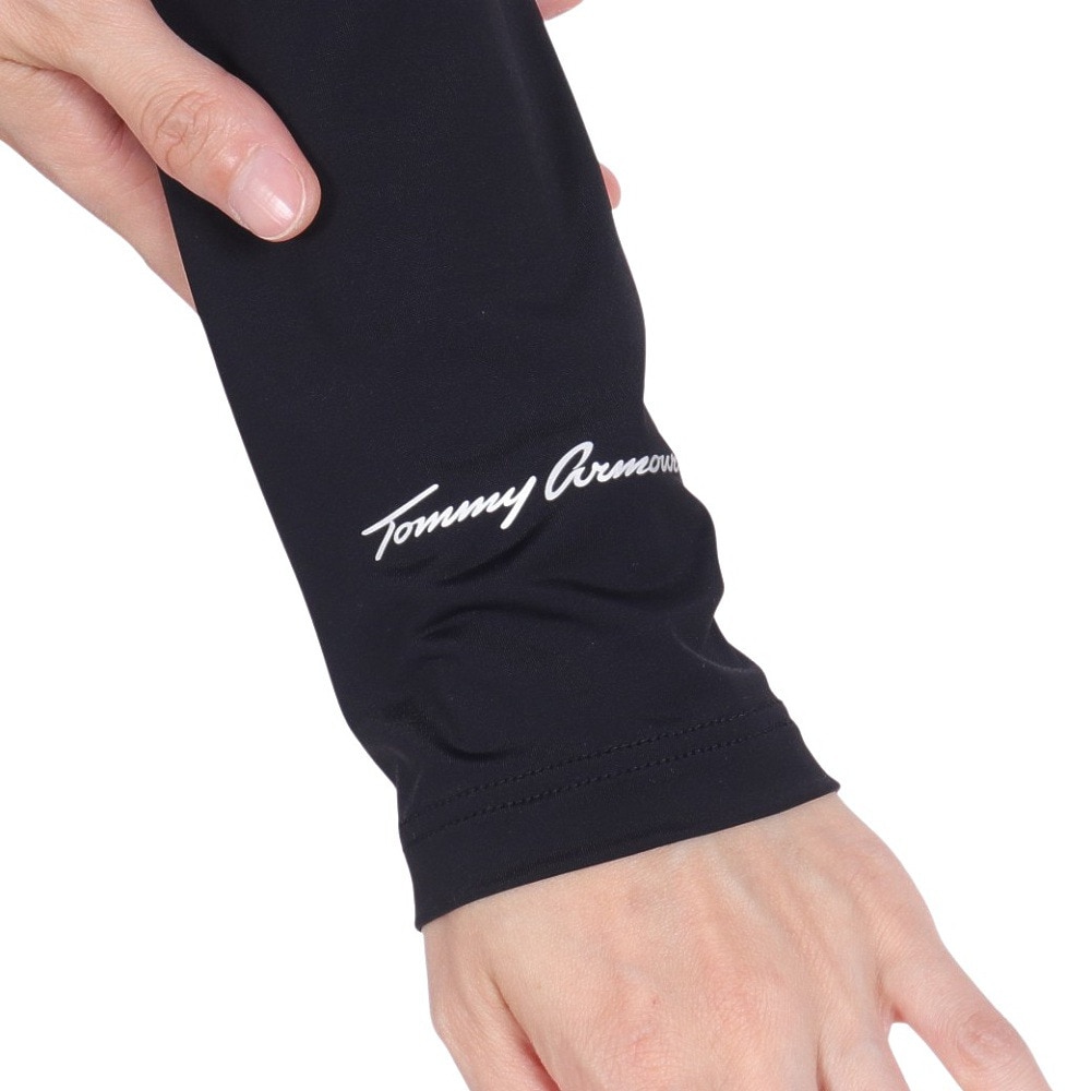 トミーアーマー（Tommy Armour）（レディース）ゴルフウェア 吸汗速乾 接触冷感 長袖Uネックシャツ TAGC23S080013 BLK