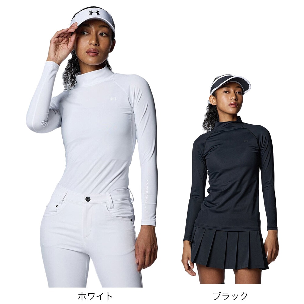 アンダーアーマー（UNDER ARMOUR）（レディース）ゴルフウェア インナー アイソチル Comp ロングスリーブモックネックシャツ 1384842 001
