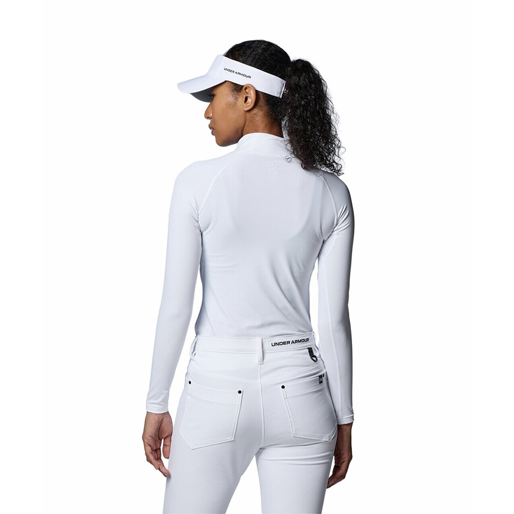 アンダーアーマー（UNDER ARMOUR）（レディース）ゴルフウェア インナー アイソチル Comp ロングスリーブモックネックシャツ 1384842 100