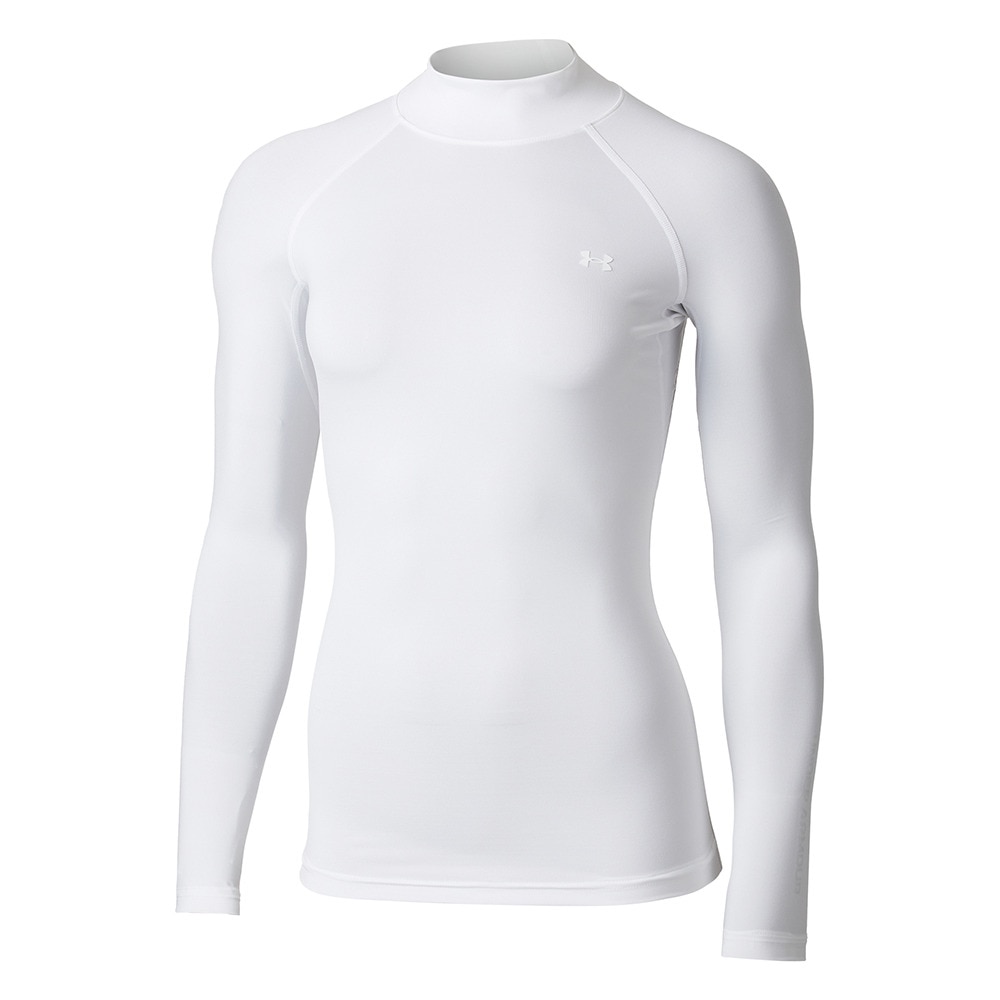 アンダーアーマー（UNDER ARMOUR）（レディース）ゴルフウェア 消臭 ヒートギア コンプレッション ロングスリーブ モックネック 長袖シャツ 1384843 100