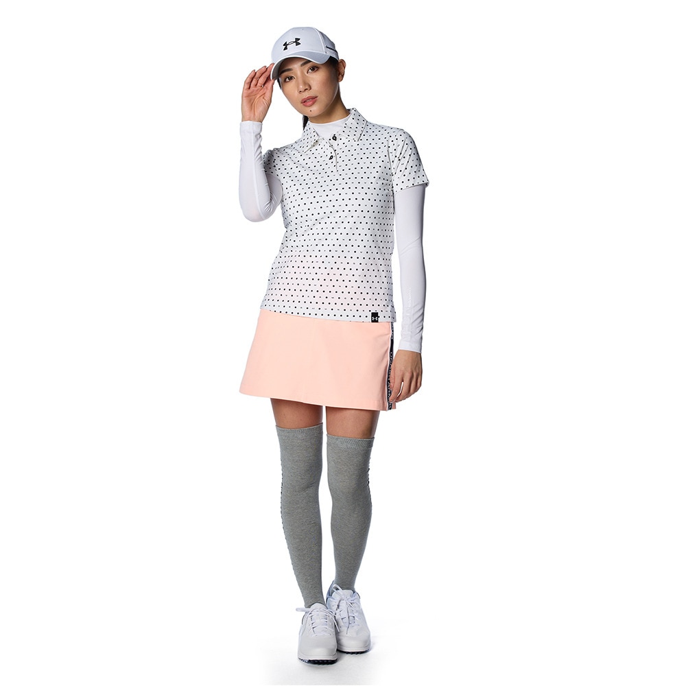 アンダーアーマー（UNDER ARMOUR）（レディース）ゴルフウェア 消臭 ヒートギア コンプレッション ロングスリーブ モックネック 長袖シャツ 1384843 100