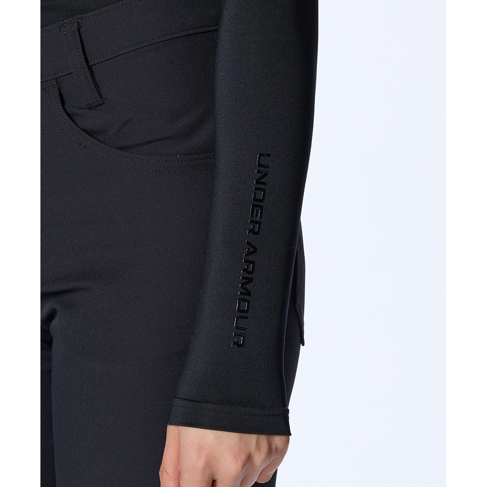 アンダーアーマー（UNDER ARMOUR）（レディース）ゴルフウェア 消臭 ヒートギア コンプレッション ロングスリーブ クルーネック シャツ 1384844 001