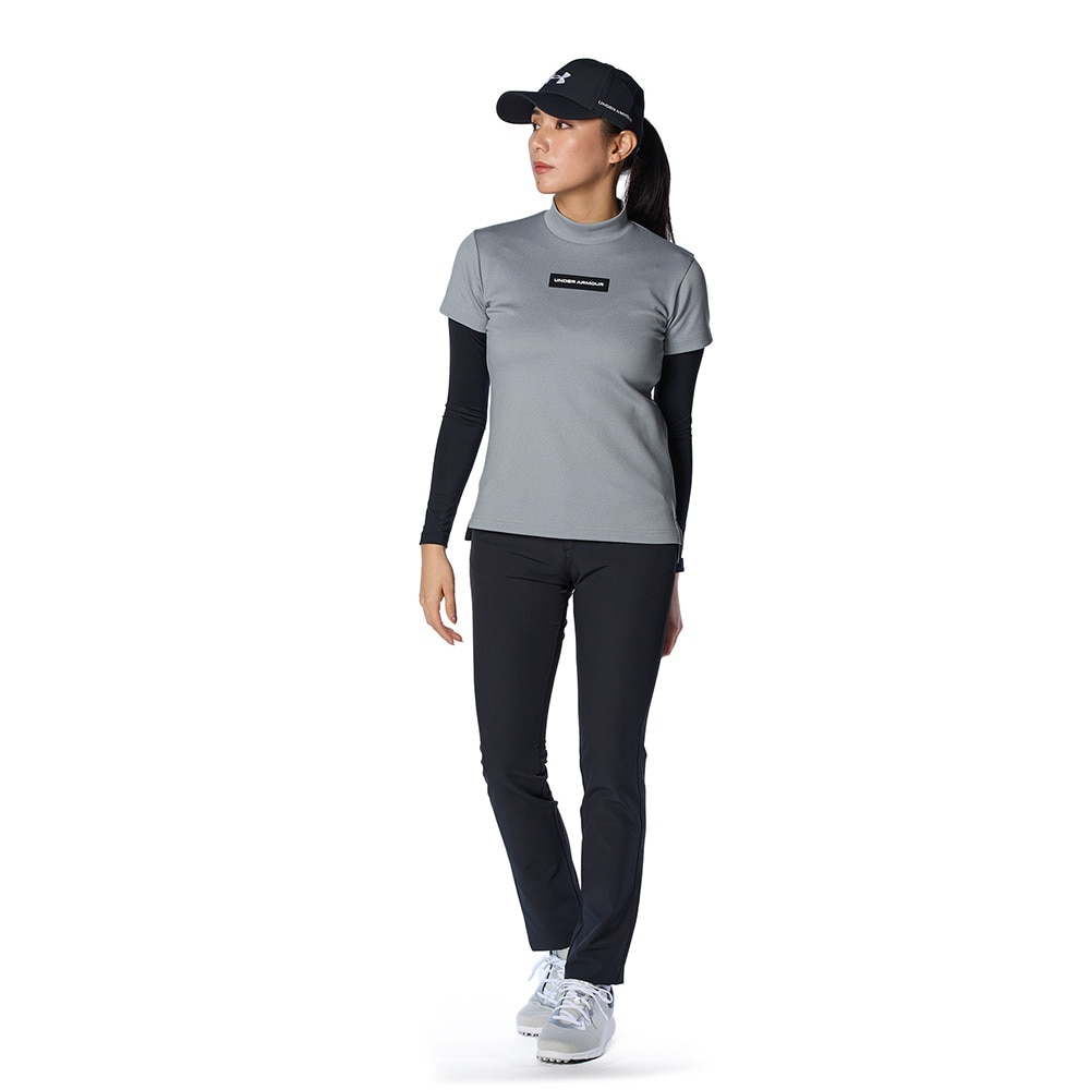 アンダーアーマー（UNDER ARMOUR）（レディース）ゴルフウェア 消臭 ヒートギア コンプレッション ロングスリーブ クルーネック シャツ 1384844 001