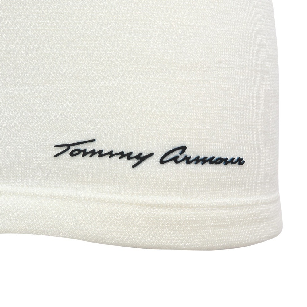 トミーアーマー（Tommy Armour）（レディース）ゴルフウェア 発熱 保温 ヒートクロス ウール ミックス ハイネックシャツ TAGC23F080015 WHT
