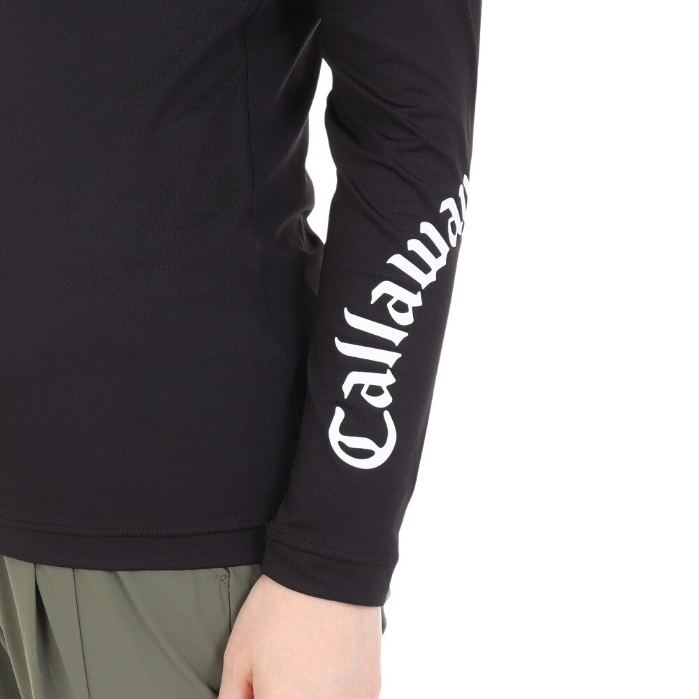 キャロウェイ（CALLAWAY）（レディース）ゴルフウェア インナー 吸汗速乾 クールコア 天竺ハイネックインナーシャツ C24932200-1010