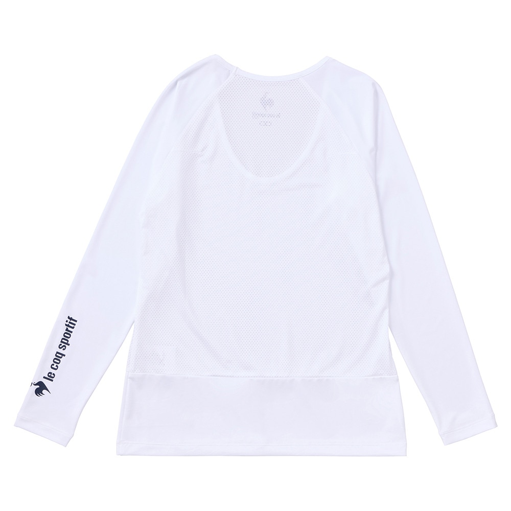 ルコックスポルティフ（lecoqsportif）（レディース）ゴルフウェア 吸汗速乾 STFメッシュアンダーシャツ QGWXJM01 WH00