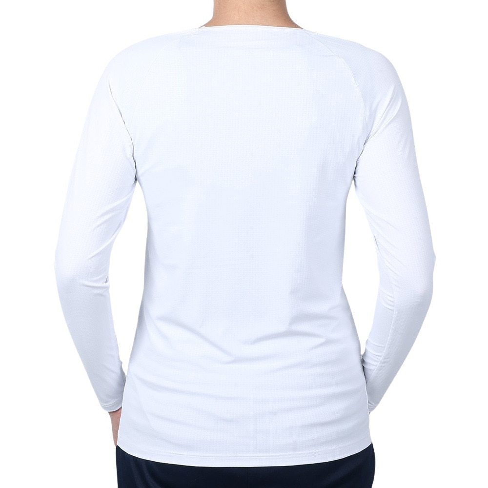 トミーアーマー（Tommy Armour）（レディース）ゴルフウェア インナー ベーシック Uネック 長袖シャツ TAGC24B080116 WHT