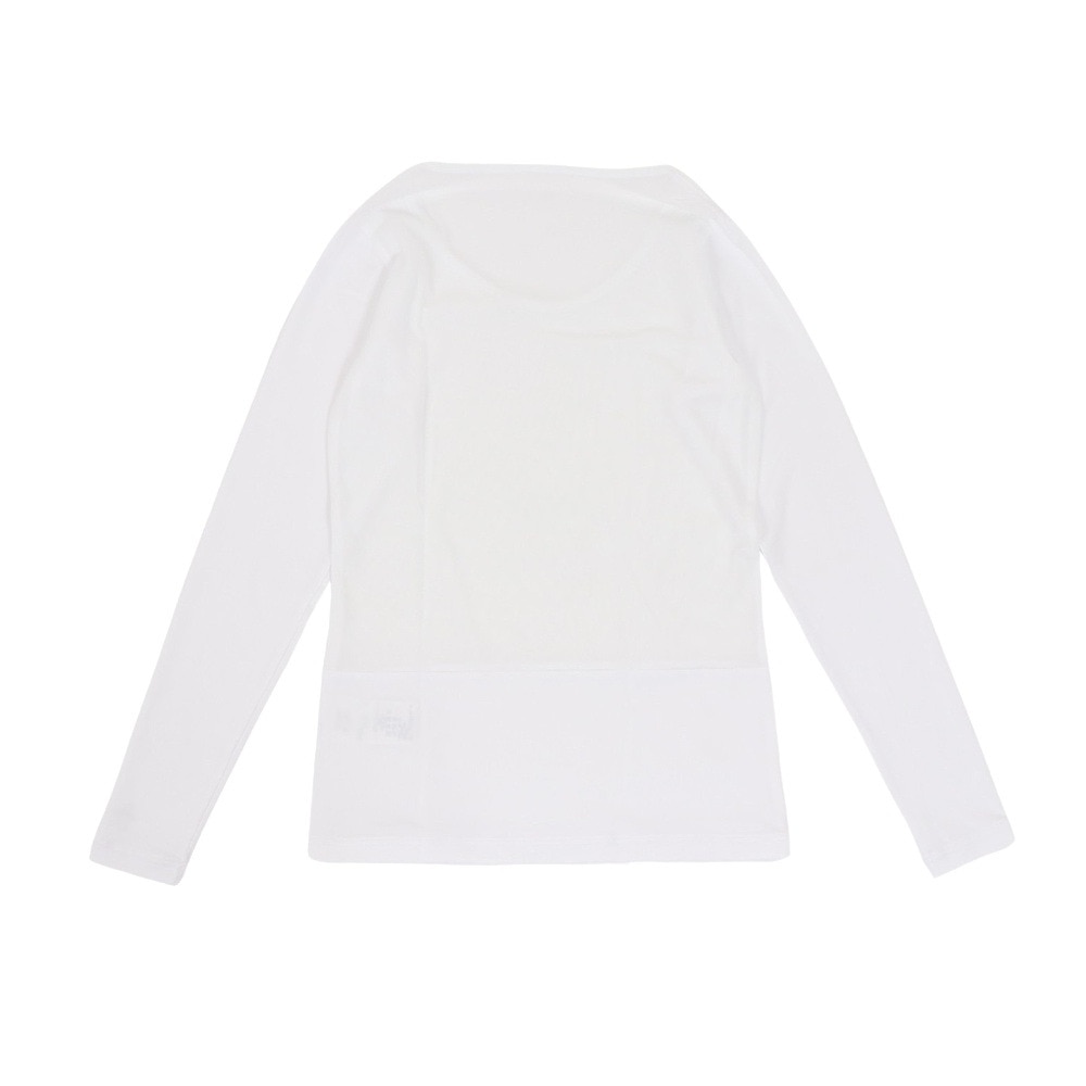 マンシングウエア（MUNSING WEAR）（レディース）ゴルフウェア クルーネック長袖アンダーシャツ MGWXJM02 WH00
