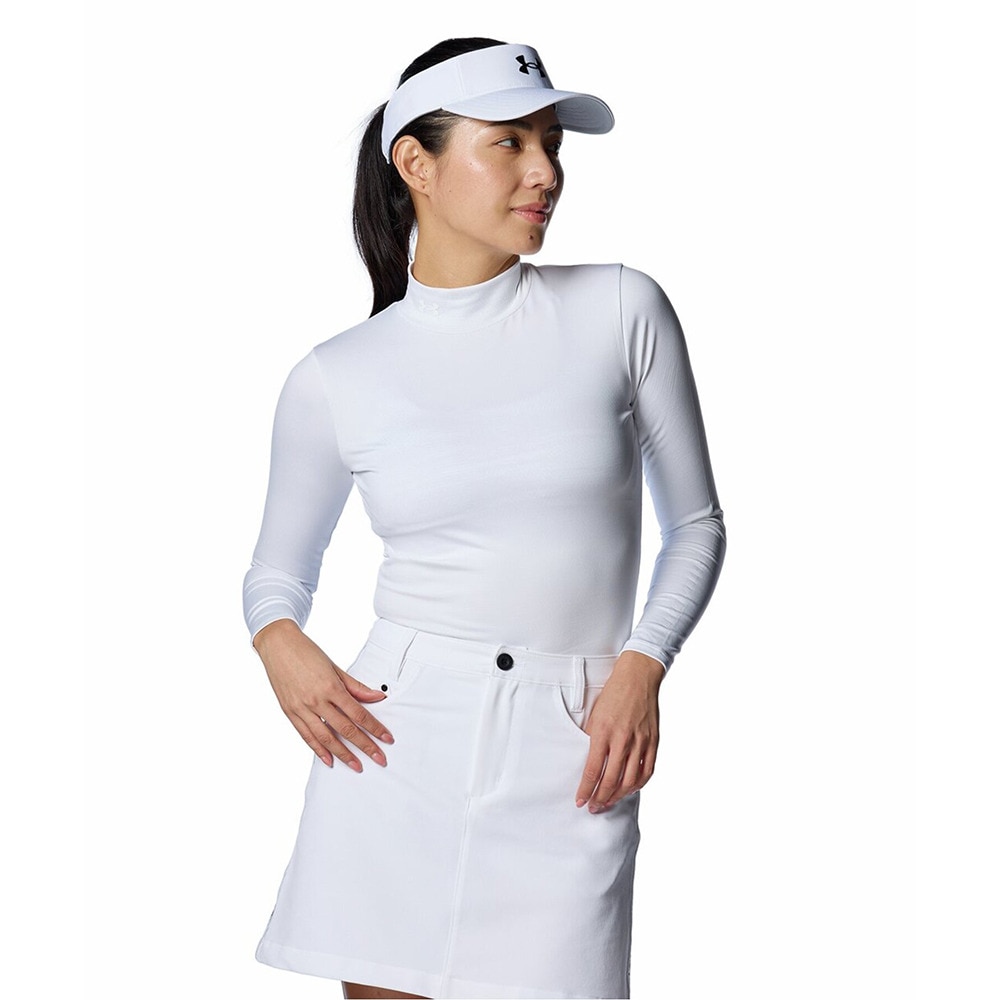アンダーアーマー（UNDER ARMOUR）（レディース）ゴルフウェア CGI Comp長袖モックネックシャツ 1388324 100