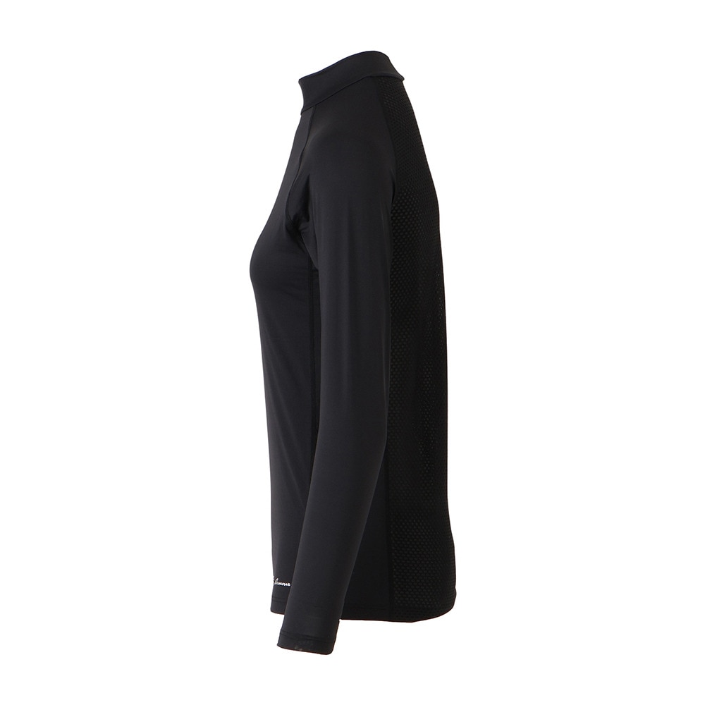 トミーアーマー（Tommy Armour）（レディース）ゴルフウェア 接触冷感 長袖 モックネックシャツ TAGC25S080022 BLK