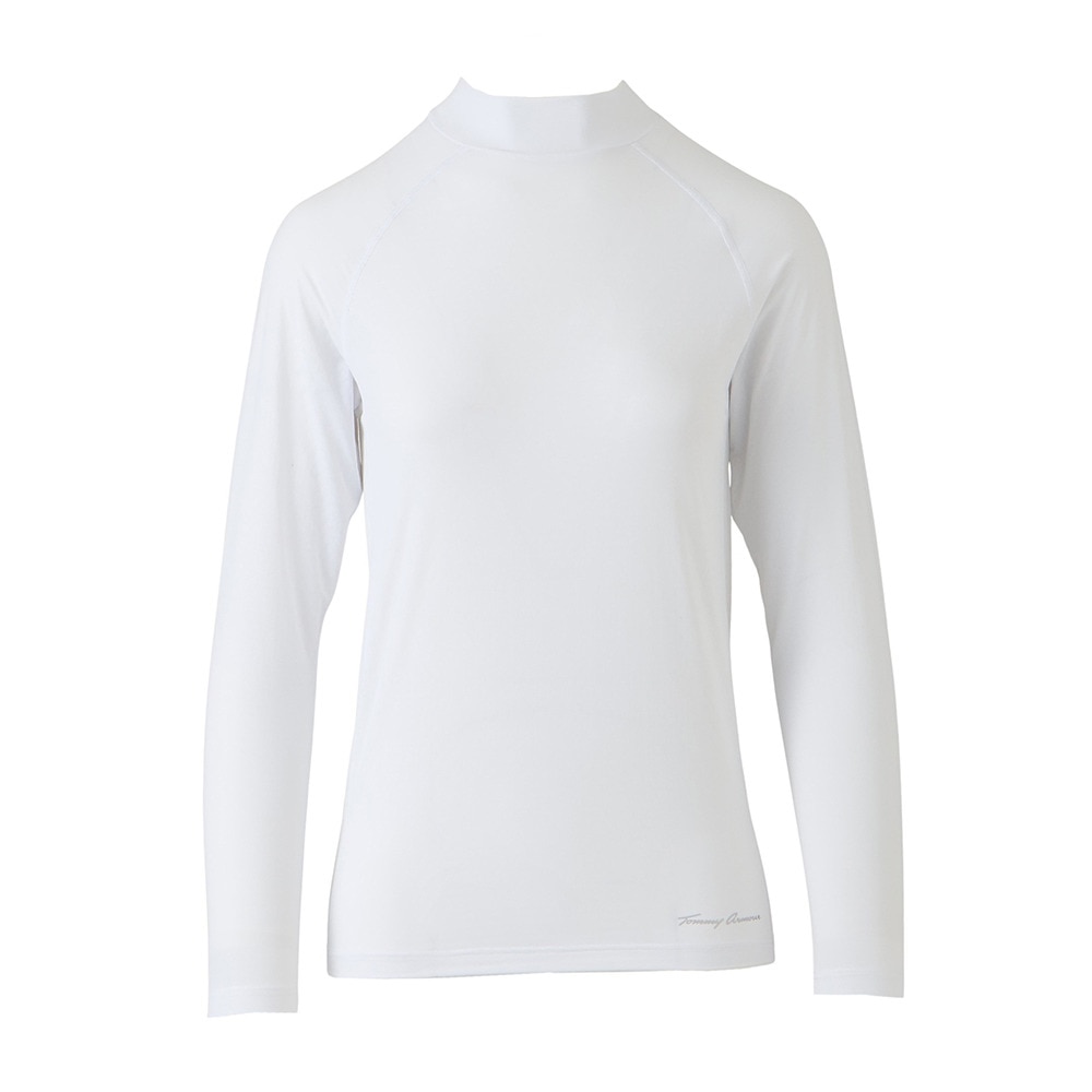 トミーアーマー（Tommy Armour）（レディース）ゴルフウェア 接触冷感 長袖 モックネックシャツ TAGC25S080022 WHT