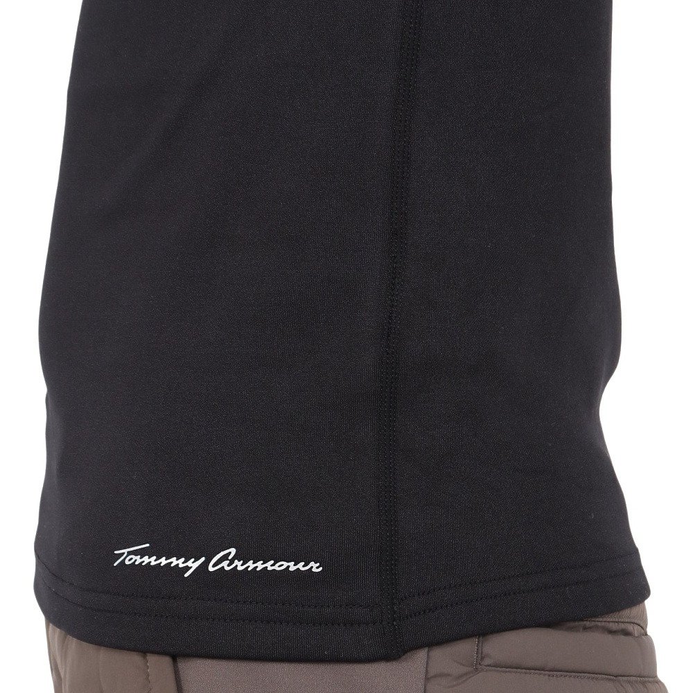 トミーアーマー（Tommy Armour）（レディース）ゴルフウェア 裏起毛 吸汗速乾 長袖インナー ハイネックシャツ TAGC25F080002 BLK
