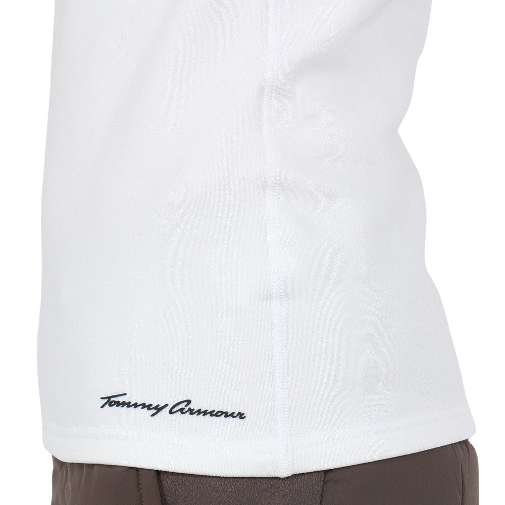 トミーアーマー（Tommy Armour）（レディース）ゴルフウェア 裏起毛 吸汗速乾 長袖インナー ハイネックシャツ TAGC25F080002 WHT