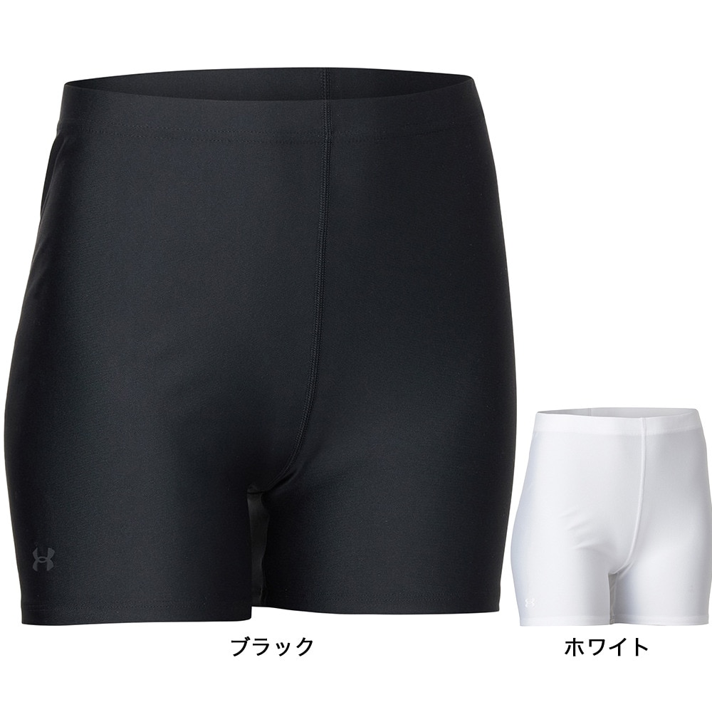 アンダーアーマー（UNDER ARMOUR）（レディース）ゴルフウェア 消臭 ヒートギア コンプレッション ショーツ 1384853 100