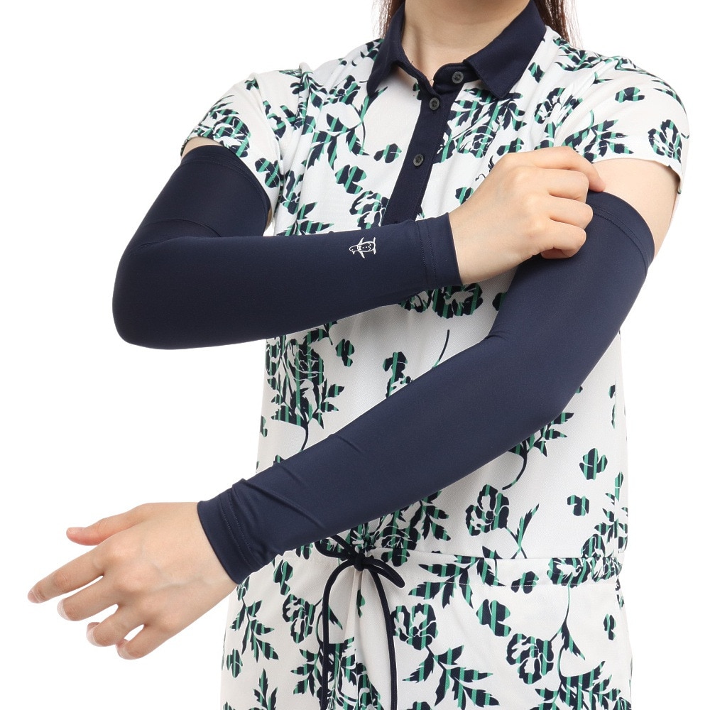 マンシングウエア（MUNSING WEAR）（レディース）ゴルフ 暑さ対策 吸水速乾 ECOアームカバー MGCTJD50 NV00 ゴルフ 用品はヴィクトリアゴルフ