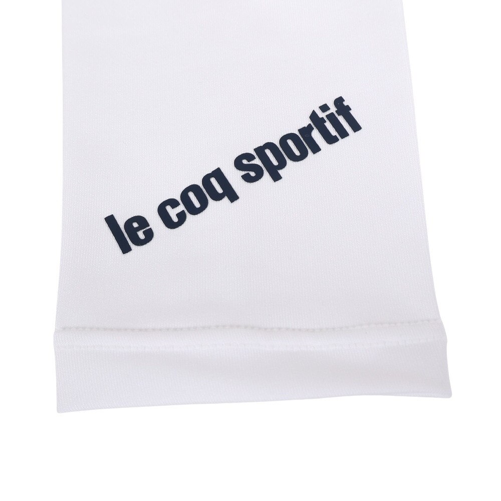 ルコックスポルティフ（lecoqsportif）（レディース）ゴルフ 暑さ対策 接触冷感 クーリングUVアームカバー QGCVJD51 WH00