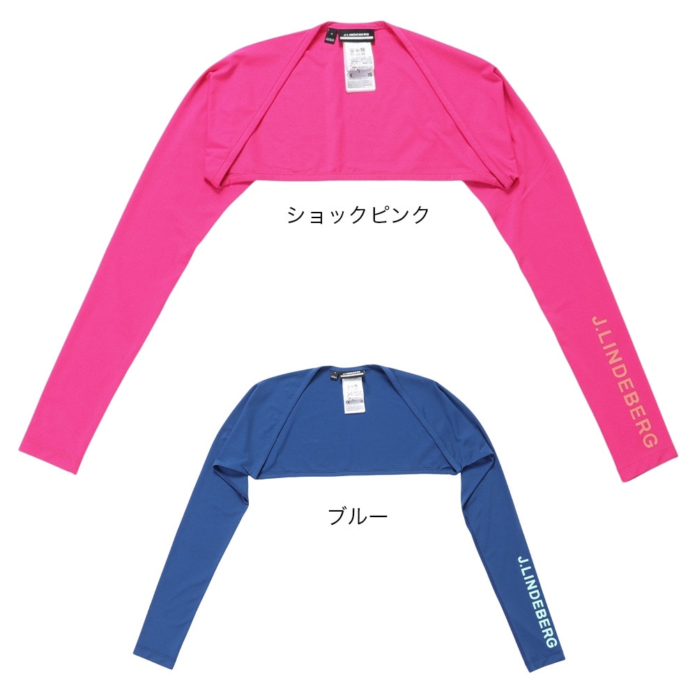 J.LINDEBERG（レディース）ゴルフ 接触冷感 速乾 Soraya Sleeves UVボレロ 073-01462-097