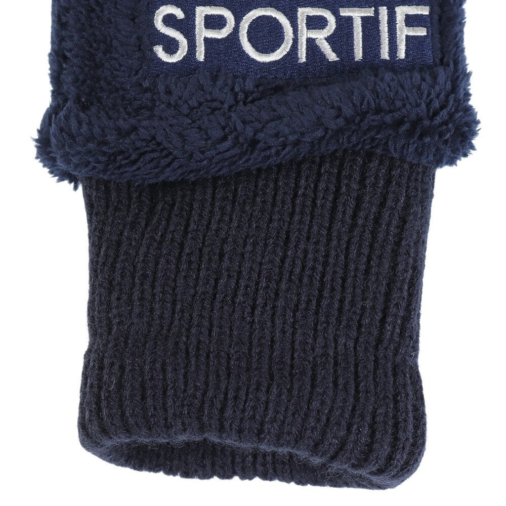 ルコックスポルティフ（lecoqsportif）（レディース）ゴルフ 防寒 手袋 ミトン QGCWJD50 NV00