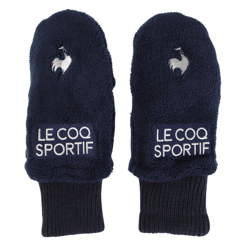 ルコックスポルティフ（lecoqsportif）（レディース）ゴルフ 防寒 手袋 ミトン QGCWJD50 NV00