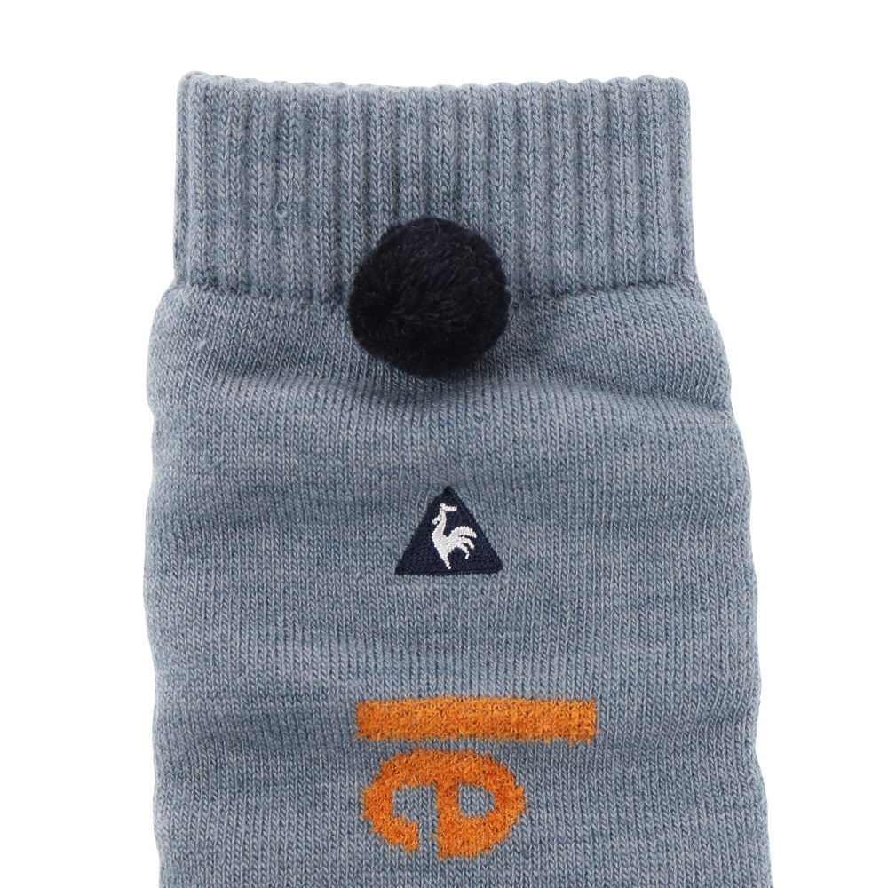 ルコック スポルティフ（Lecoq Sportif）（レディース）ゴルフ 防寒 寒さ対策 あったかグッズ 保温 ロゴジャカードレッグウォーマー QGCQJX81-GY00