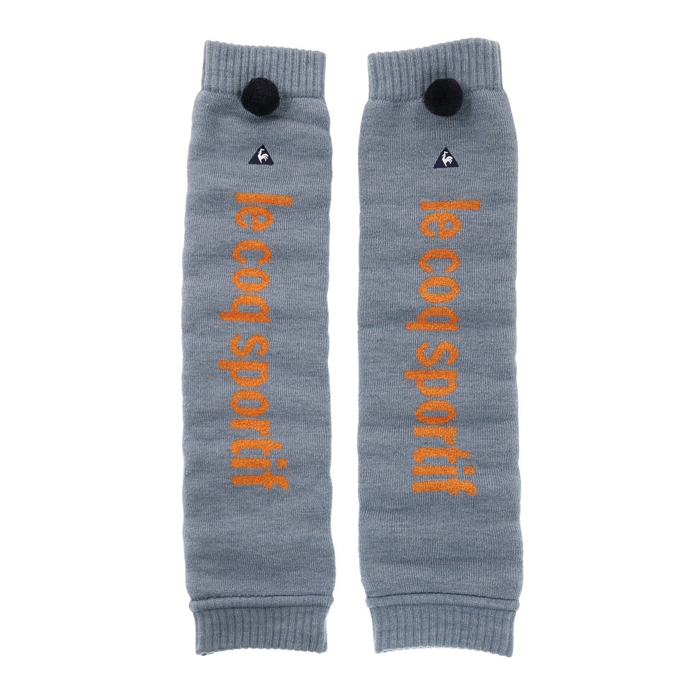 ルコック スポルティフ（Lecoq Sportif）（レディース）ゴルフ 防寒 寒さ対策 あったかグッズ 保温 ロゴジャカードレッグウォーマー QGCQJX81-GY00