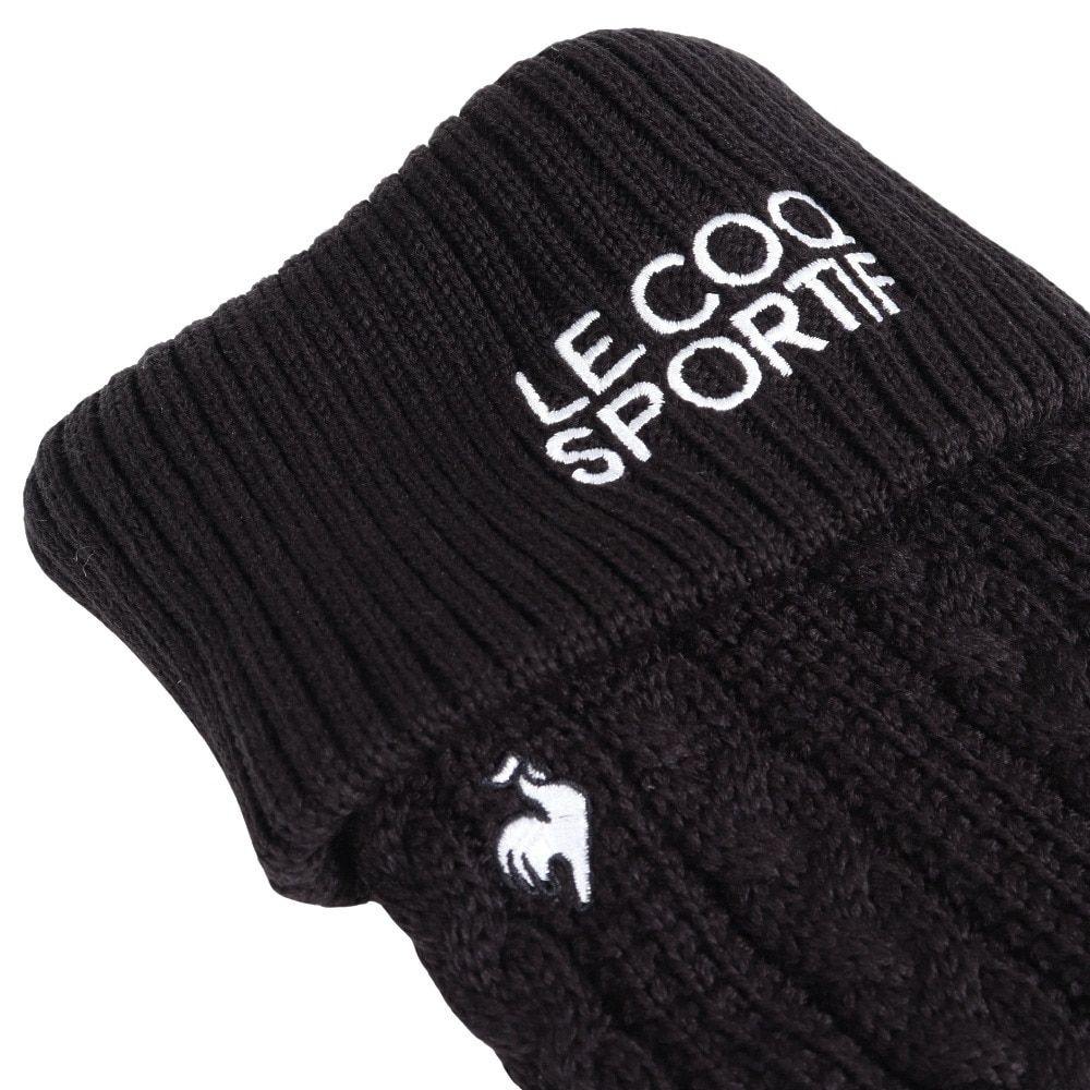 ルコックスポルティフ（lecoqsportif）（レディース）ゴルフ 防寒 レッグウォーマー QGCWJX80 BK00