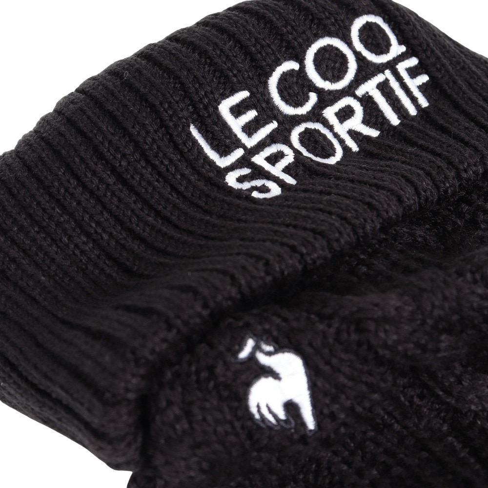 ルコックスポルティフ（lecoqsportif）（レディース）ゴルフ 防寒 レッグウォーマー QGCWJX80 BK00
