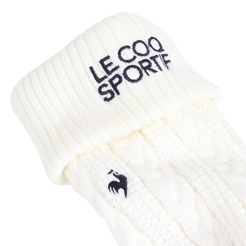 ルコックスポルティフ（lecoqsportif）（レディース）ゴルフ 防寒 レッグウォーマー QGCWJX80 WH00