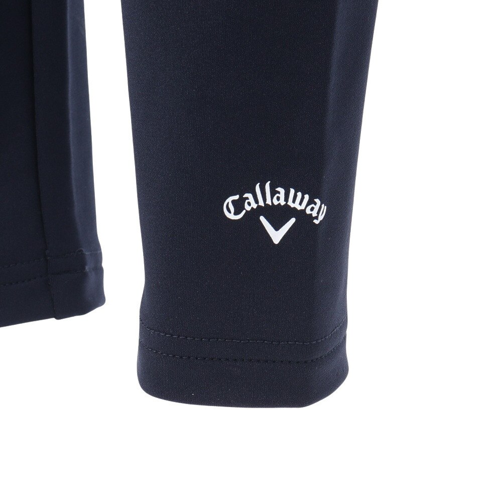 キャロウェイ（CALLAWAY）（レディース）ゴルフウェア 裏起毛 保温 ロゴプリントレギンス C23298216-1120